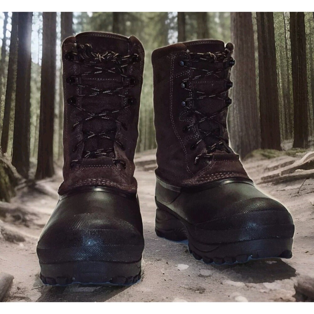**LACROSSE Pine Top Boots 11” Men's Sz 8 Brown Leather Suede Mid-Calf Insulated